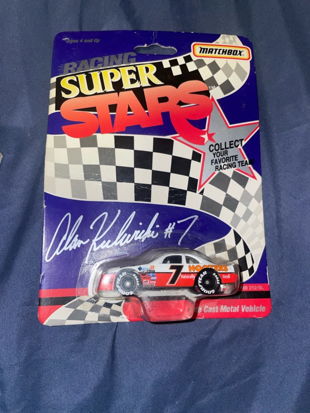 Matchbox Super Stars #7 Racing Die-Cast Car Black&Red Goodyear nascar collection